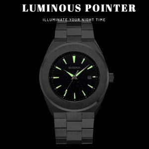 Nuevo Reloj de Cuarzo de Lujo con Esfera Luminosa Analógica para Hombre, Crea Tu Propio Logotipo, Reloj Personalizado con Baño de Oro de 22k - Product Image 2