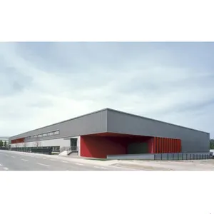 Almacén de oficinas comerciales Mezzanine 1000sqm Fábrica prefabricada Edificio de estructura de acero