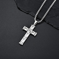 Bijoux en gros pour revendeurs : Nouvelle tendance unisexe, acier inoxydable, diamant, nœud celtique, croix, personnalité, sportif, streetwear, irlandais
