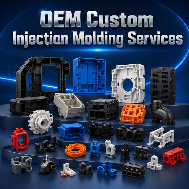 ISO9001 Certified Custom Injection Molded Plastic Parts OEM Factory Multi-Cavity Molding & Insert Molding Processing Service