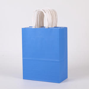 Papel Kraft de Colores Personalizado, Reciclable y Biodegradable, con Asa Retorcida, Precio de Fábrica - Product Image 5