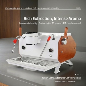 Máquina de Café Espresso Comercial, Cabezal de Grupo Simple o Doble, Caldera Múltiple, Control de Temperatura, Bomba Rotativa, Acero Inoxidable - Product Image 6