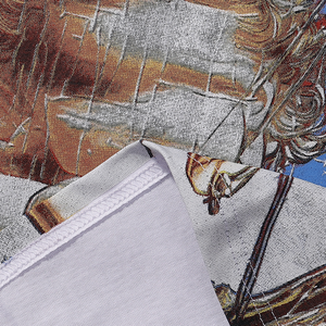 Top Quality Diamond Printing <b>Heavyweight</b> 100% Cotton Men's <b>Shirt</b> Streetwear Printed Designer Oversized <b>T</b>-<b>shirts</b> - Product Image 2