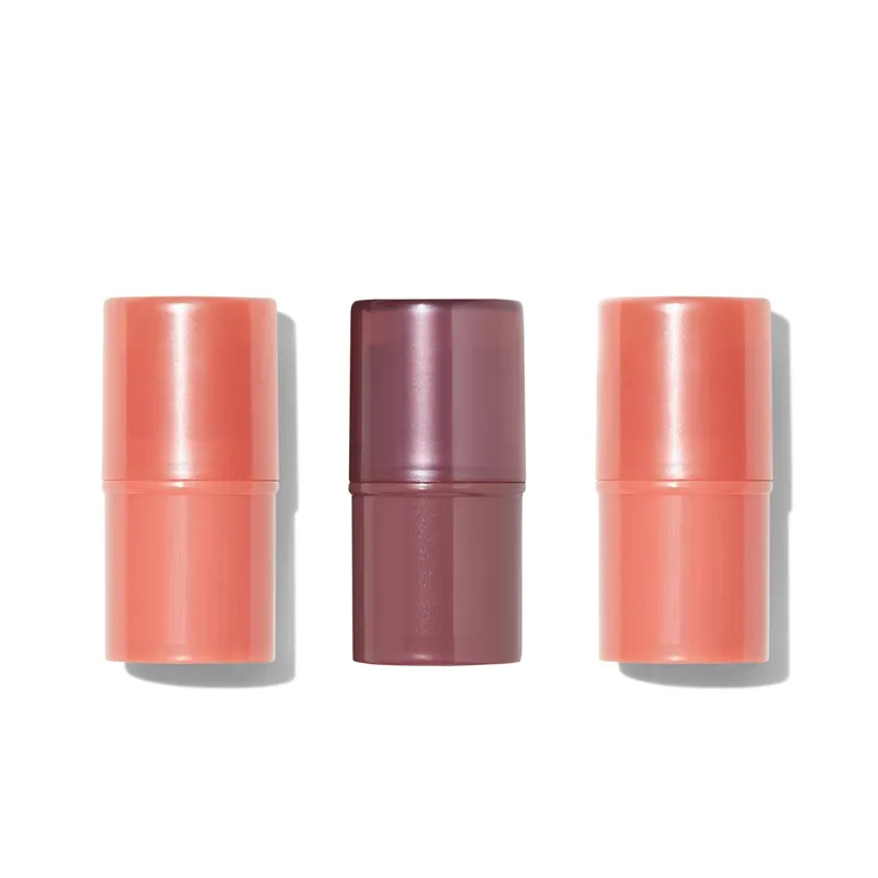 Lege Monochromatische Multi-Stick Tube Kleurrijke Roze En Koffiekleur Multi-Stick Tube Groot Merk Ziet Eruit Als Luxe Lippenstift Tube