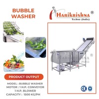 Máquina de Lavado por Burbujas de Diseño Único para Frutas, Verduras y Vegetales de Hoja Verde, Máquina de Limpieza por Burbujas para Procesamiento de Alimentos, Exportación a Granel