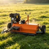 Broyeur à fléaux industriel Smartlog 15 CV pour VTT, 1200 mm, à attacher, pour la gestion de l'herbe des fermes et des pâturages, homologué CE EPA