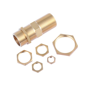 ข้อต่อทองเหลืองแบบหน้าแปลนพร้อมน็อต ขนาด 15 มม. สำหรับงานประปา - Product Image 1
