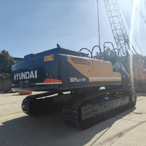 Excavatrice hydraulique Hyundai 305LC-9 de 30 tonnes de haute qualité, d'occasion, en bon état, avec moteur Cummins, pompe, engrenage et moteur principal inclus - Product Image 5