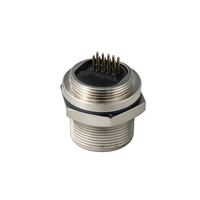 Câble d'extension RJ45 Cat5e circulaire étanche avec fiche moulée et extrémité à fils apparents