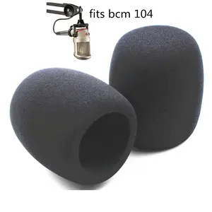 Pare-brise en mousse pour micro, personnalisé, compatible avec microphone neomann bcm 104, pour tv, pare-brise en mousse