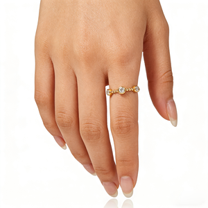Anillo de Compromiso Clásico de Oro Sólido de 10K, 14K, 18K, Chapado en Oro de 14K, con Diamante CVD Cultivado en Laboratorio, Certificado IGI, para Hombre y Mujer - Product Image 6
