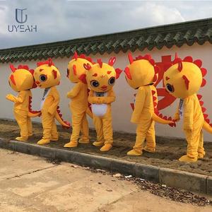 UYEAH, venta al por mayor, tigre púrpura e hipopótamo, disfraces de mascota personalizados, <span class=keywords><strong>hombre</strong></span> <span class=keywords><strong>gordo</strong></span>, traje de mascota grande para fiestas - Product Image 4