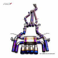 Système d'échappement haute performance pour BMW M3 M4 F80 F82, système d'échappement en acier inoxydable 1,5 mm poli miroir RCY