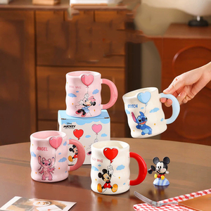 <span class=keywords><strong>Taza</strong></span> de Cerámica Mickey <span class=keywords><strong>Stitch</strong></span> Angel, Linda <span class=keywords><strong>Taza</strong></span> de Café con Relieve de Globo <span class=keywords><strong>3D</strong></span>, 400 ml, <span class=keywords><strong>Taza</strong></span> para Beber en Casa u Oficina - Product Image 2
