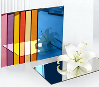 Plaque miroir acrylique A4 écologique de 3 mm avec service de découpe et gravure laser couleur or