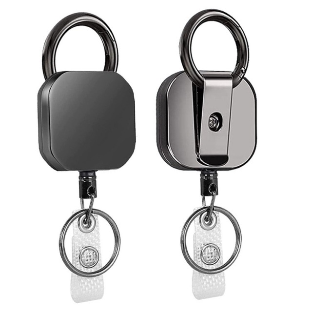 High Quality Retractable Badge Holder Convenient and Heavy Duty Metal Retractable Badge Holder Reel for ID