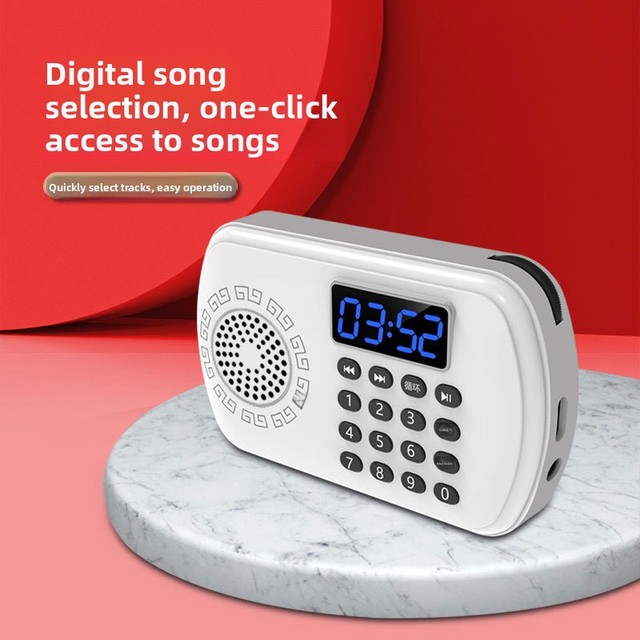 New Traditional Chinese-style High-quality for Speaker Card Slot Built-in Battery 5Wcompact Mini Player Portable Audio