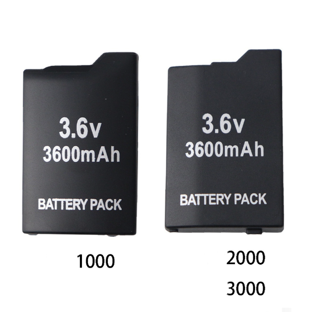 Rechargeable Battery 3.6V 3600mAh Battery Pack for PSP 1000 2000 3000 Console Repair Part Battery