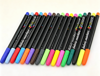 Kit de 12 marqueurs textiles vibrants avec étui de rangement |   Stylos à peinture textile les plus vendus pour la création de mode DIY et les cadeaux faits main
