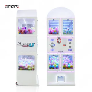 Factory Wholesale Stand Sprial Candy Gumball Bouncing Ball Capsule Toy Vending Machine For Sale