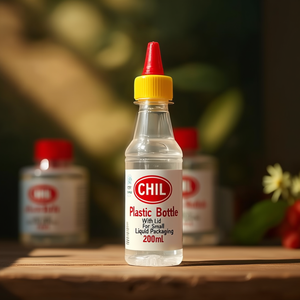 <b>200ml</b> Food Grade PET Sauce <b>Bottle</b> With Precision Nozzle Cap For Chili Sauce Ketchup And Condiment Packaging - Product Image 2