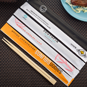 <span class=keywords><strong>Palillos</strong></span> Desechables de Bambú <span class=keywords><strong>Personalizados</strong></span> en Empaque de Papel, Vajilla al por Mayor, <span class=keywords><strong>Palillos</strong></span> de <span class=keywords><strong>Sushi</strong></span> para Bodas y Fiestas - Product Image 1