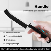 Brosses de nettoyage pour les angles morts, brosses à long manche OEM ODM, brosses à poussière pour les angles morts, brosses de nettoyage pour la salle de bain, les toilettes, la cuisine, le detailing automobile