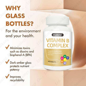 Koline ile B12, <span class=keywords><strong>B1</strong></span>, <span class=keywords><strong>B2</strong></span>, B3, B5, B6, B7, B9, folik asit Vitamin B kompleksi takviyesi dahil olmak üzere tüm B vitaminleri - Product Image 3