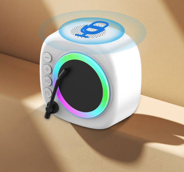 1200mAh Turntable Retro Speakers Retro Record Player with Wireless Playback for Home Outdoor Party
