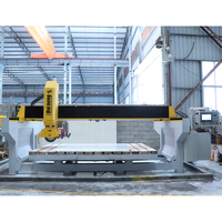 Machine de découpe de pierre de granit et de marbre économique, scie à pont CNC à 4 axes