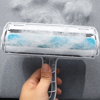 Brosse rouleau démêlante et réutilisable pour animaux de compagnie, accessoire écologique, fournitures de chiens et de chats, peigne pour enlever les cheveux