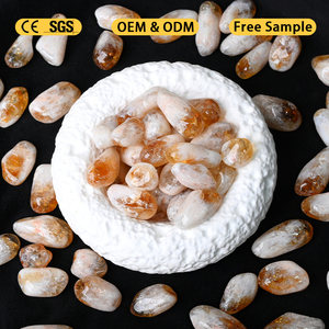 Pierre de Citrine Naturelle Polie en Gros pour la Décoration Feng Shui - Product Image 3