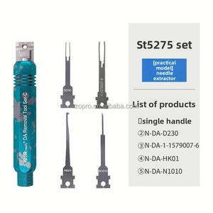 เครื่องมือถอดขั้วต่อปลั๊กไฟ สายไฟ และขั้วต่อสายไฟ พร้อมเข็มดึงสายไฟและอุปกรณ์ถอดพิน - Product Image 2