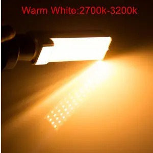 G24 E27 LED PL מנורת תקע תואם אלקטרוני תירס אור שטוח הנורה AC85-265 4W 5W 7W 8W 9W 10W 11W 12W 13W
