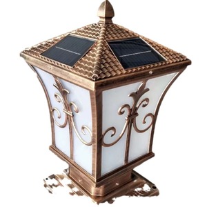 Lámparas Solares de Jardín con Base E27, de Aleación de Aluminio, con Panel Solar, para Decoración de Patio y Valla - Product Image 5