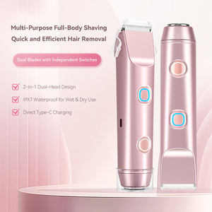 Tondeuse corporelle électrique portable 2 en 1 pour femmes, tondeuse bikini indolore et <span class=keywords><strong>rasoir</strong></span> électrique pour femmes - Product Image 2