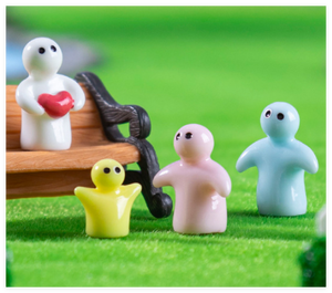 Casa de muñecas 3D DIY manualidades miniatura maceta estatuilla resina miniatura figura humana Simple pequeña persona estatua colección Juguetes - Product Image 6