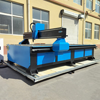 Machine de découpe plasma CNC de qualité chinoise 150*300cm à commande facile avec tour rotatif, tête de perçage et tête de gravure métallique