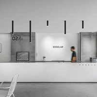 Restaurant moderne et simple, salon, comptoir de bar, réception, salle de réunion, chevet, fond commercial
