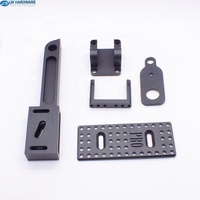 Service de fraisage CNC 5 axes de précision sur mesure, usinage de blocs métalliques, pièces en aluminium anodisé usinées