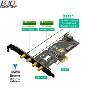 2026ใหม่ PCI-E 1X PCIe X1กับ NGFF M.2 B-Key & Key A + E อะแดปเตอร์ไร้สายผู้ถือซิมการ์ดสำหรับโมเด็ม4G LTE 3G และโมดูล WiFi BT - Product Image 2