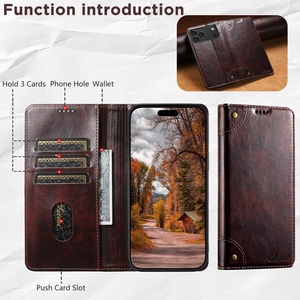 SUTENI สำหรับ <span class=keywords><strong>iPhone</strong></span> 17 Pro Max เคสโทรศัพท์ที่ใส่บัตรแม่เหล็กฝาพับตั้งได้กระเป๋าสตางค์หนัง<span class=keywords><strong>เทียม</strong></span>16 <span class=keywords><strong>Plus</strong></span> 15 Pro 14 13 12 - Product Image 6