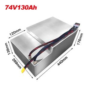Batterie Ucan 72V 100Ah 2000W-7000W avec BMS pour stockage d'énergie, cellules prismatiques 6000 cycles -20-50°C pour véhicules/golf - Product Image 1