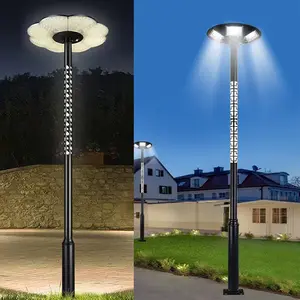 Lampu Taman Tenaga Surya Led Terintegrasi Tahan Air Luar Ruangan untuk Halaman, Teras, Pekarangan, Jalan Setapak, Jalan Masuk Lampu Halaman Jalur Surya