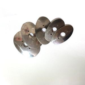 Plaque de support en acier ovale 50 mm x 40 mm pour machine à ébavurer, référence 918, pour gabarit de lentille optique et support métallique - Product Image 3