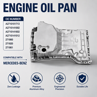 Coppa dell'Olio Motore Maxima per Mercedes-Benz Unità OE A2710101713 A2710141002 A2710141602 A2710141012 Materiale Resistente alla Corrosione