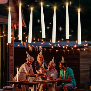Bougies LED effilées scintillantes à piles, sans flamme, pour dîner, fête, mariage, décoration de restaurant OEM/ODM - Product Image 2