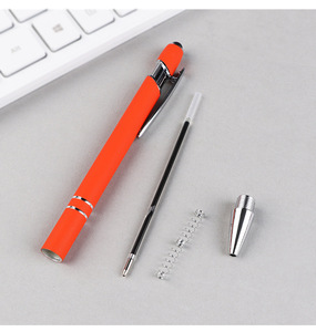 2025 baru Promosi multifungsi baru Stylus bola pena layar sentuh lembut 2 In 1 dengan pena kustom Logo pulpen logam - Product Image 4
