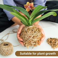 Emballage personnalisé disponible mousse de sphaigne 6A tourbe organique à fibres longues stérile à faible impureté pour la plantation d'orchidées literie de reptiles