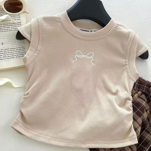 Conjunto de <span class=keywords><strong>Verano</strong></span> para Niña 2025 - Nuevo Conjunto de 2 Piezas con Camiseta de Manga Mariposa y Falda Asimétrica a Cuadros para Niñas de 2 a 10 Años - Product Image 1